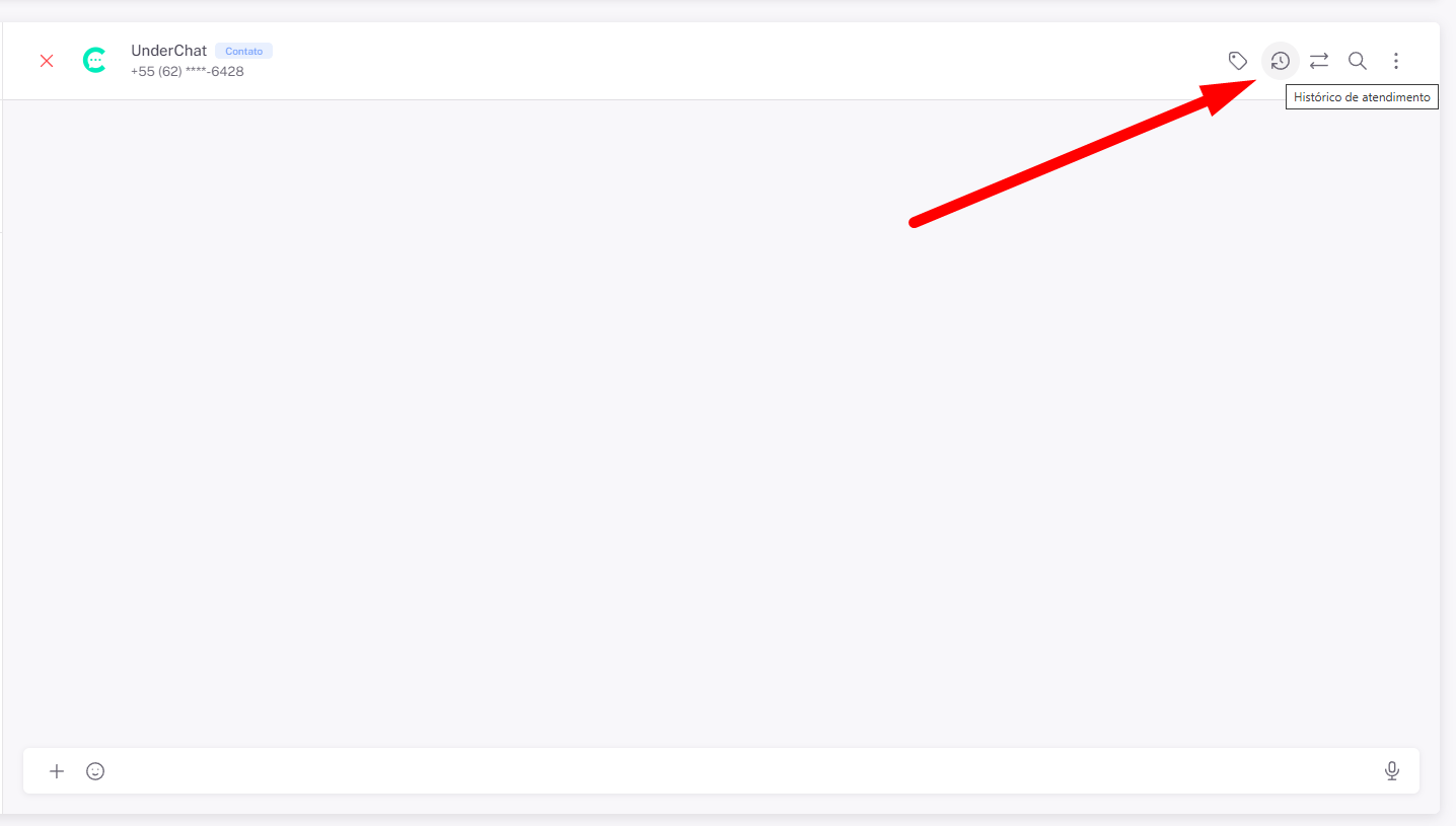 Permissão de histórico de atendimento