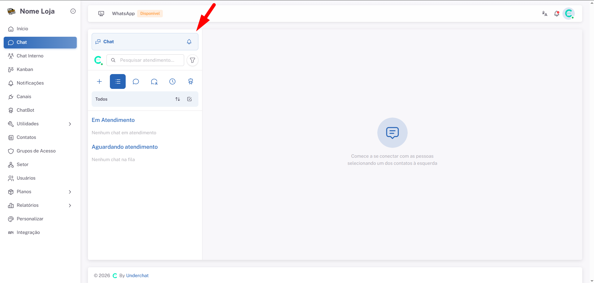 Acessando notificações
