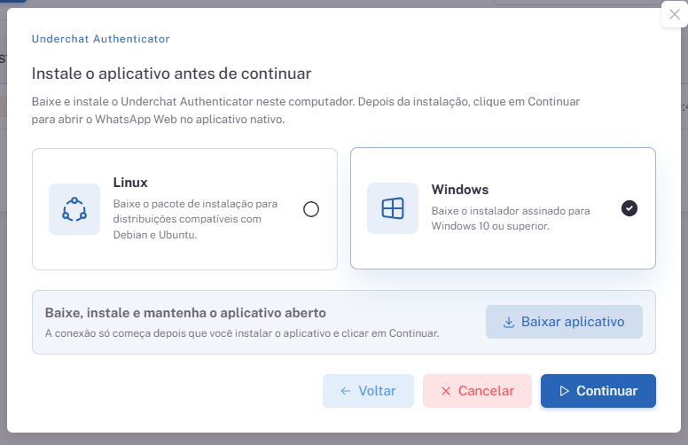 Baixar aplicativo